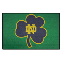 Notre Dame Fighting Irish Starter Mat Accent Rug, Clover Logo - 19in. x 30in. - Notre Dame
