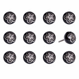 1.5" X 1.5" X 1.5" Ceramic Metal Multicolor 12 Pack Knob - Homeroots
