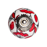 1.5" X 1.5" X 1.5" Ceramic Metal Multicolor 12 Pack Knob - Homeroots