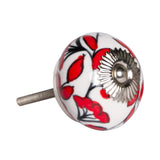 1.5" X 1.5" X 1.5" Ceramic Metal Multicolor 12 Pack Knob - Homeroots