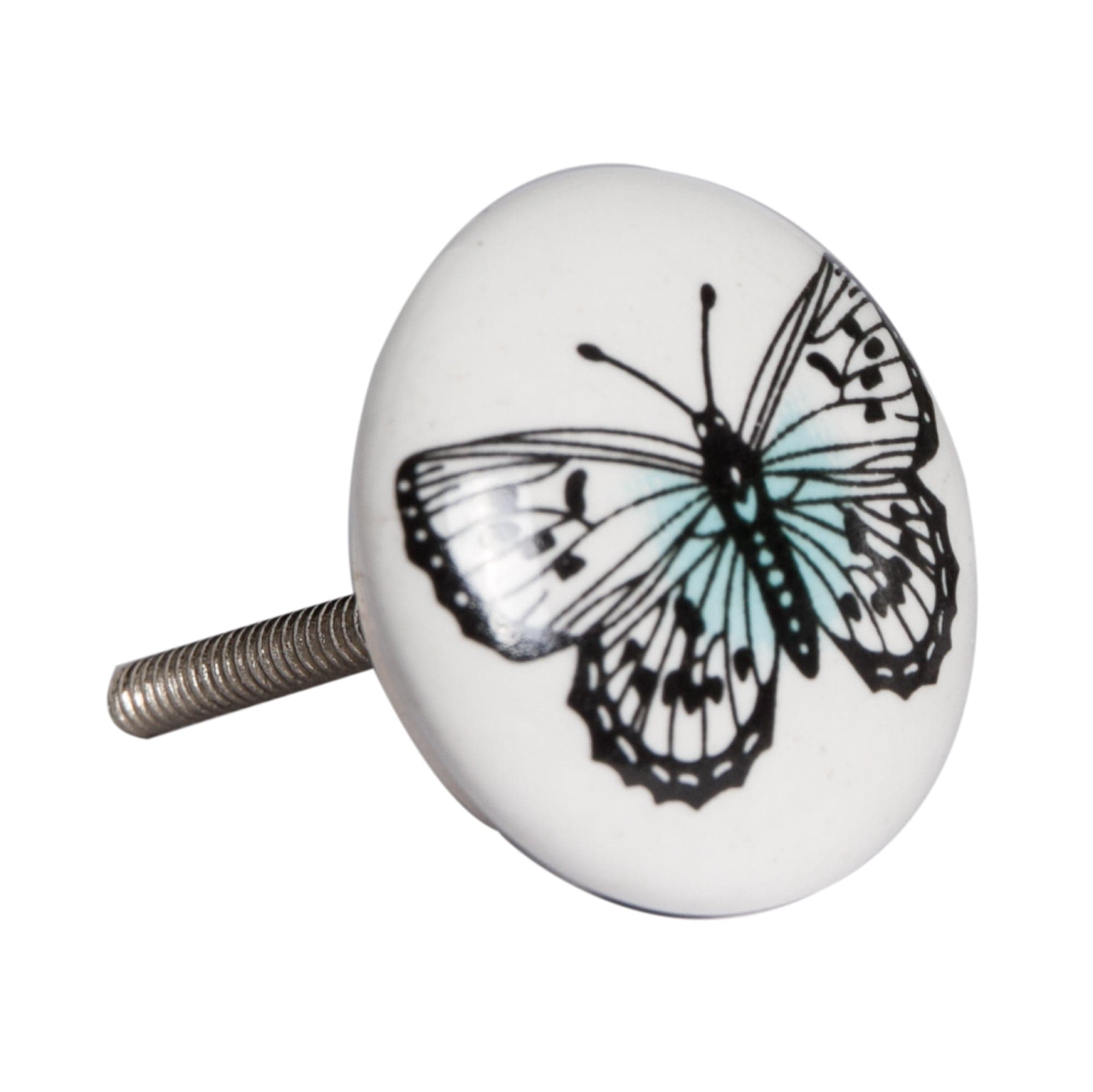 1.5" X 1.5" X 1.5" Ceramic Metal Multicolor 12 Pack Knob - Homeroots - Flyclothing LLC