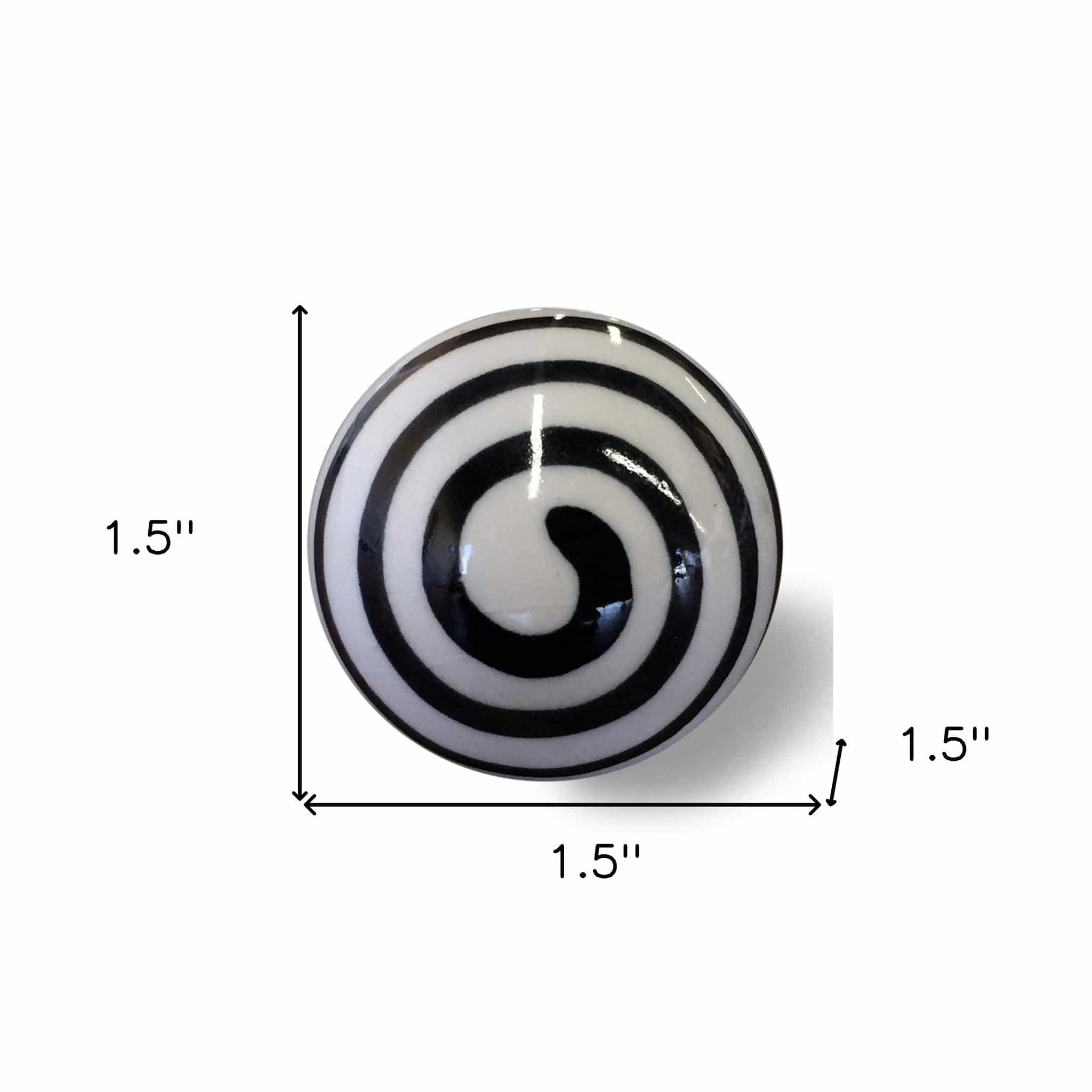 1.5" X 1.5" X 1.5" Ceramic Metal Multicolor 12 Pack Knob - Homeroots - Flyclothing LLC