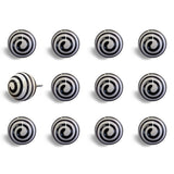 1.5" X 1.5" X 1.5" Ceramic Metal Multicolor 12 Pack Knob - Homeroots - Flyclothing LLC