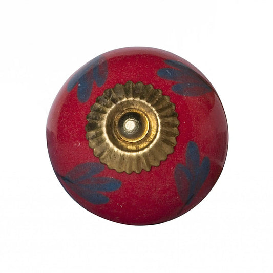 1.5" X 1.5" X 1.5" Ceramic Metal Multicolor 12 Pack Knob - Homeroots