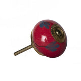 1.5" X 1.5" X 1.5" Ceramic Metal Multicolor 12 Pack Knob - Homeroots