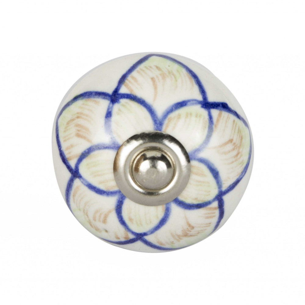 1.5" X 1.5" X 1.5" Ceramic Metal Multicolor 12 Pack Knob - Homeroots