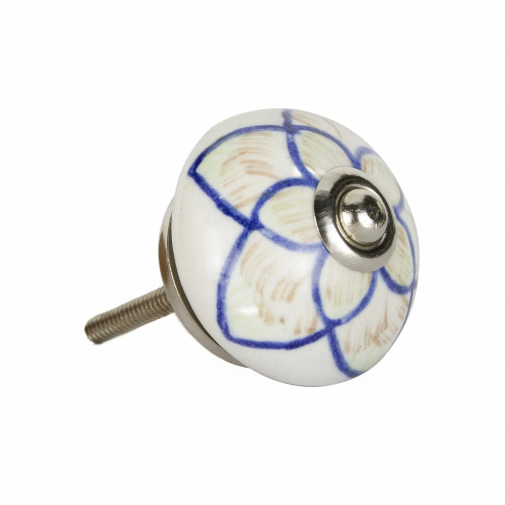 1.5" X 1.5" X 1.5" Ceramic Metal Multicolor 12 Pack Knob - Homeroots - Flyclothing LLC