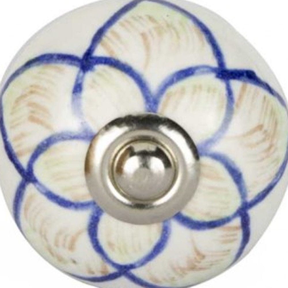 1.5" X 1.5" X 1.5" Ceramic Metal Multicolor 12 Pack Knob - Homeroots - Flyclothing LLC