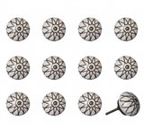 1.5" X 1.5" X 1.5" Ceramic Metal Multicolor 12 Pack Knob - Homeroots - Flyclothing LLC
