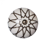 1.5" X 1.5" X 1.5" Ceramic Metal Multicolor 12 Pack Knob - Homeroots