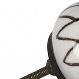 1.5" X 1.5" X 1.5" Ceramic Metal Multicolor 12 Pack Knob - Homeroots