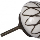 1.5" X 1.5" X 1.5" Ceramic Metal Multicolor 12 Pack Knob - Homeroots - Flyclothing LLC