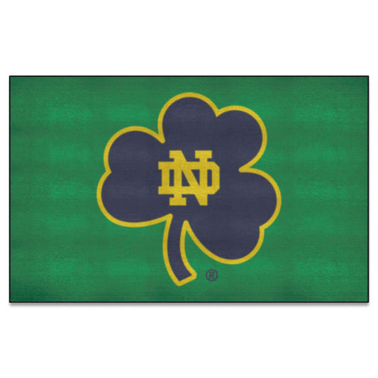 Notre Dame Fighting Irish Ulti-Mat Rug, Clover Logo - 5ft. x 8ft. - Notre Dame