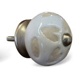 1.5" X 1.5" X 1.5" Ceramic Metal Multicolor 12 Pack Knob - Homeroots