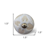 1.5" X 1.5" X 1.5" Ceramic Metal Multicolor 12 Pack Knob - Homeroots - Flyclothing LLC