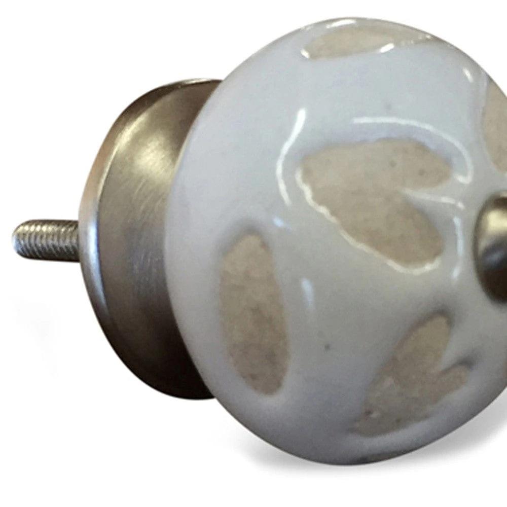 1.5" X 1.5" X 1.5" Ceramic Metal Multicolor 12 Pack Knob - Homeroots - Flyclothing LLC