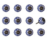 1.5" X 1.5" X 1.5" Ceramic Metal Multicolor 12 Pack Knob - Homeroots - Flyclothing LLC