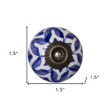1.5" X 1.5" X 1.5" Ceramic Metal Multicolor 12 Pack Knob - Homeroots - Flyclothing LLC