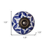 1.5" X 1.5" X 1.5" Ceramic Metal Multicolor 12 Pack Knob - Homeroots - Flyclothing LLC