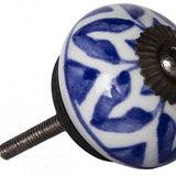 1.5" X 1.5" X 1.5" Ceramic Metal Multicolor 12 Pack Knob - Homeroots