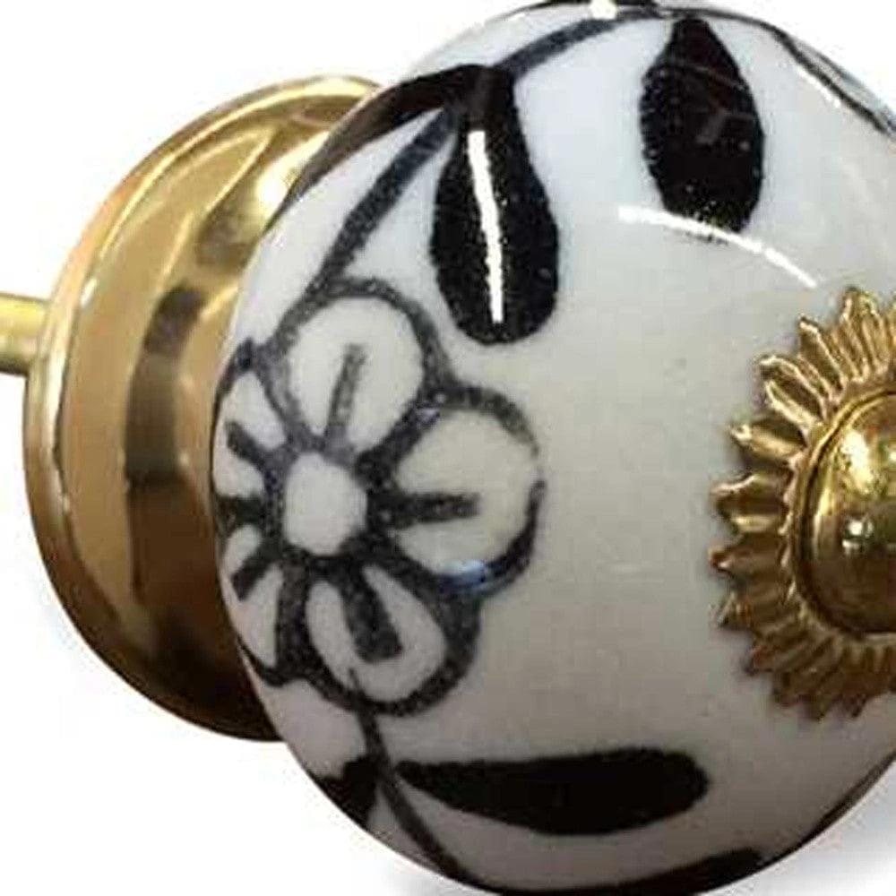 1.5" X 1.5" X 1.5" Ceramic Metal Multicolor 12 Pack Knob - Homeroots - Flyclothing LLC