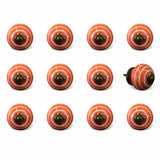 1.5" X 1.5" X 1.5" Ceramic Metal Multicolor 12 Pack Knob - Homeroots - Flyclothing LLC