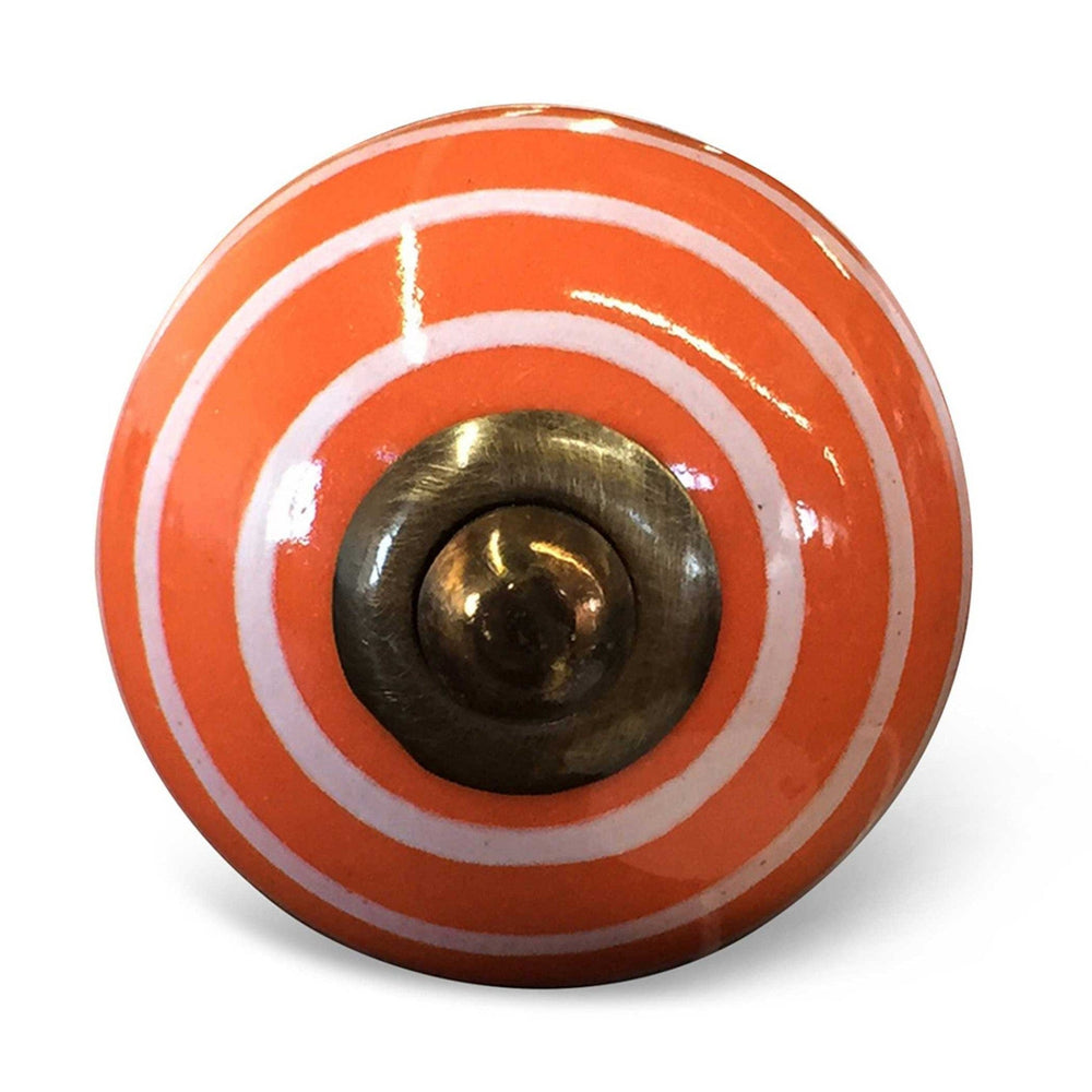 1.5" X 1.5" X 1.5" Ceramic Metal Multicolor 12 Pack Knob - Homeroots