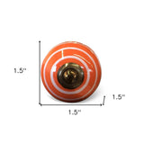 1.5" X 1.5" X 1.5" Ceramic Metal Multicolor 12 Pack Knob - Homeroots - Flyclothing LLC