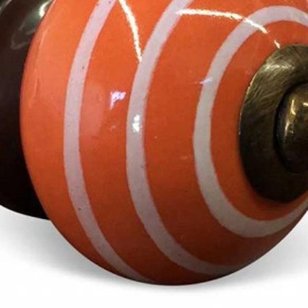 1.5" X 1.5" X 1.5" Ceramic Metal Multicolor 12 Pack Knob - Homeroots - Flyclothing LLC