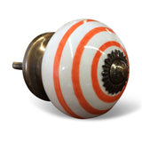 1.5" X 1.5" X 1.5" Ceramic Metal Multicolor 12 Pack Knob - Homeroots
