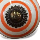1.5" X 1.5" X 1.5" Ceramic Metal Multicolor 12 Pack Knob - Homeroots
