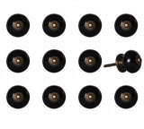 1.5" X 1.5" X 1.5" Ceramic Metal Multicolor 12 Pack Knob - Homeroots