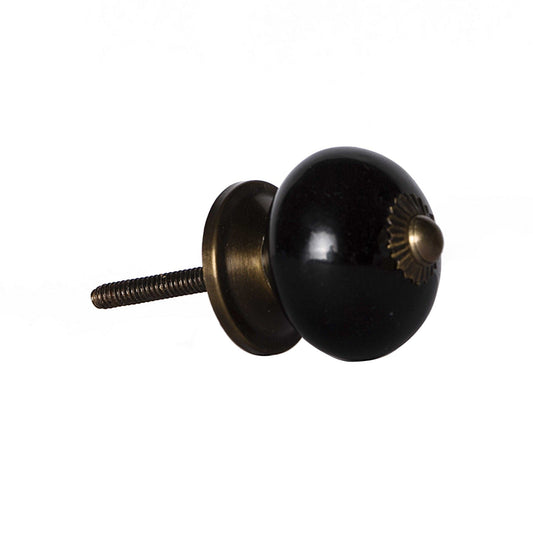 1.5" X 1.5" X 1.5" Ceramic Metal Multicolor 12 Pack Knob - Homeroots