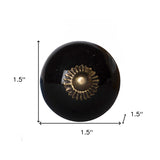 1.5" X 1.5" X 1.5" Ceramic Metal Multicolor 12 Pack Knob - Homeroots - Flyclothing LLC