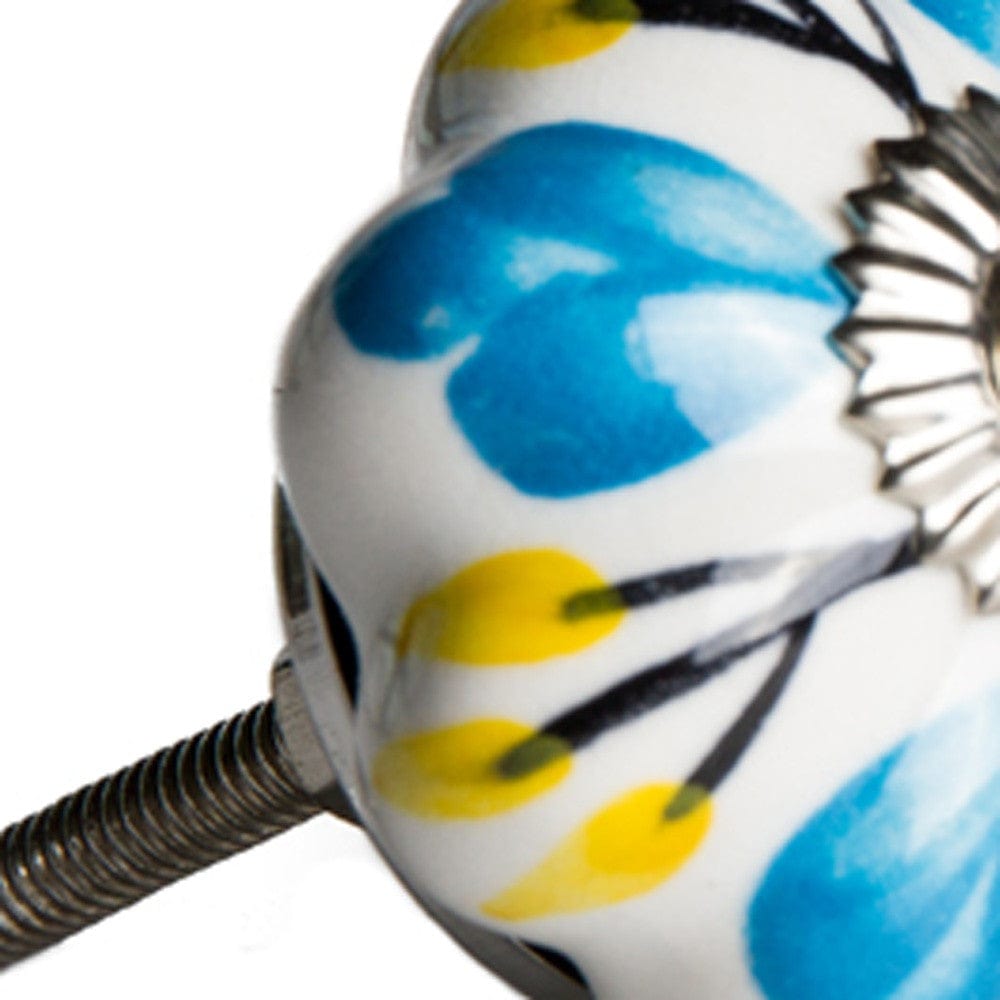 1.5" X 1.5" X 1.5" Ceramic Metal Multicolor 8 Pack Knob - Homeroots - Flyclothing LLC