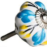 1.5" X 1.5" X 1.5" Ceramic Metal Multicolor 8 Pack Knob - Homeroots - Flyclothing LLC