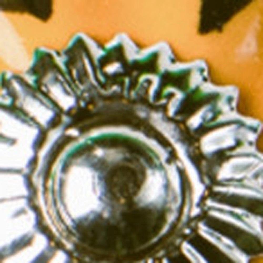 1.5" X 1.5" X 1.5" Ceramic Metal Yellow Green 8 Pack Knob - Homeroots - Flyclothing LLC