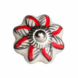 1.5" X 1.5" X 1.5" Ceramic Metal Multicolor 8 Pack Knob - Homeroots