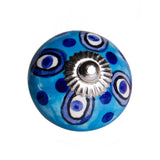 1.5" X 1.5" X 1.5" Ceramic Metal Multicolor 8 Pack Knob - Homeroots