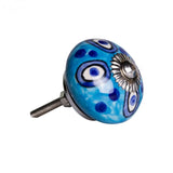 1.5" X 1.5" X 1.5" Ceramic Metal Multicolor 8 Pack Knob - Homeroots