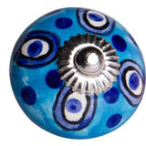 1.5" X 1.5" X 1.5" Ceramic Metal Multicolor 8 Pack Knob - Homeroots - Flyclothing LLC