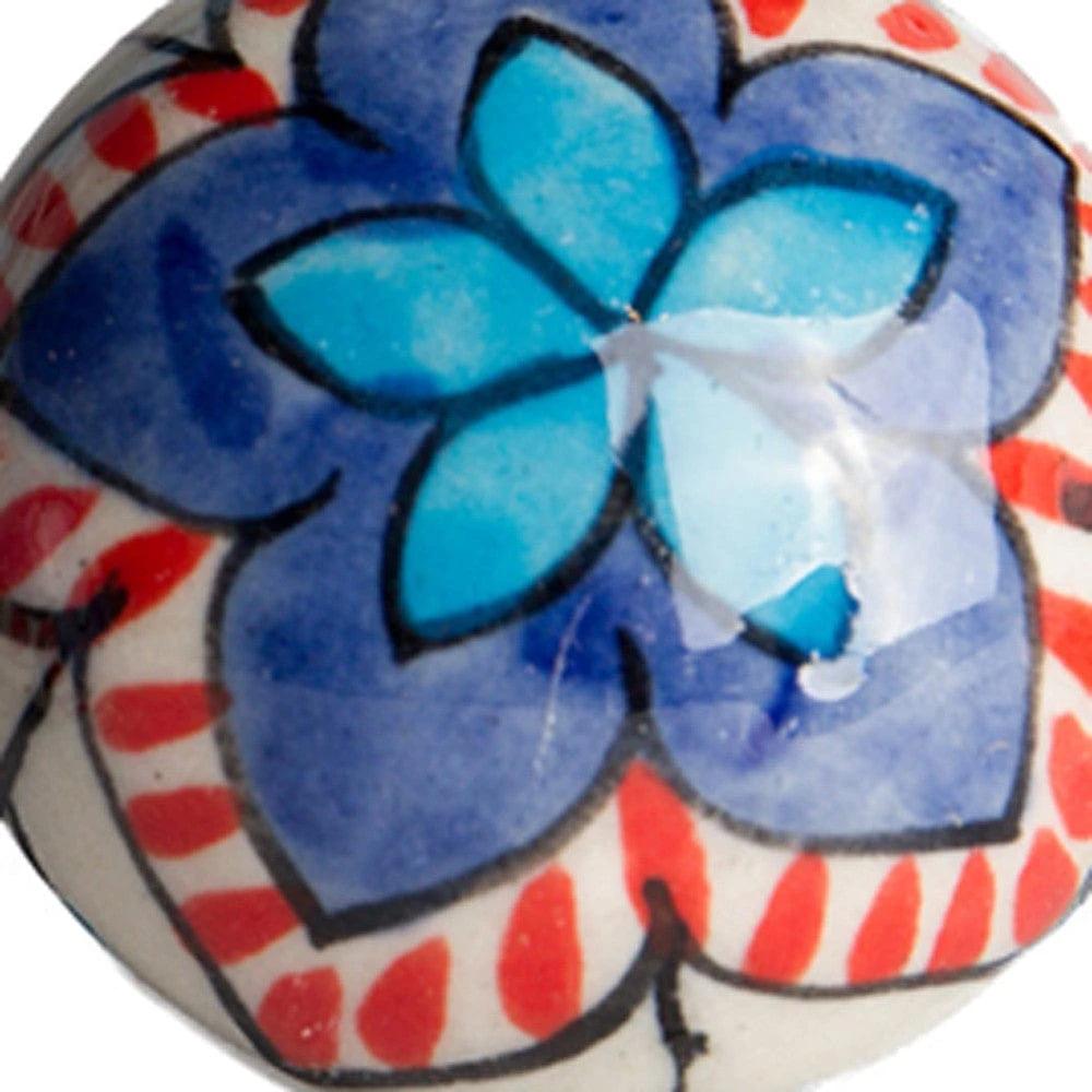 1.5" X 1.5" X 1.5" Ceramic Metal Multicolor 8 Pack Knob - Homeroots - Flyclothing LLC