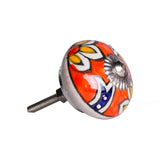 1.5" X 1.5" X 1.5" Ceramic Metal Multicolor 12 Pack Knob - Homeroots