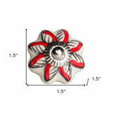 1.5" X 1.5" X 1.5" Ceramic Metal Multicolor 12 Pack Knob - Homeroots - Flyclothing LLC