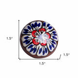 1.5" X 1.5" X 1.5" Ceramic Metal Multicolor 12 Pack Knob - Homeroots - Flyclothing LLC
