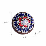 1.5" X 1.5" X 1.5" Ceramic Metal Multicolor 12 Pack Knob - Homeroots - Flyclothing LLC