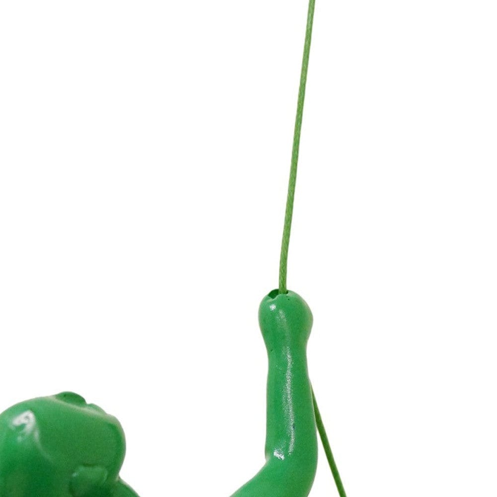 6" Green Unique Climbing Man With Rope Wall Art - Homeroots - Flyclothing LLC