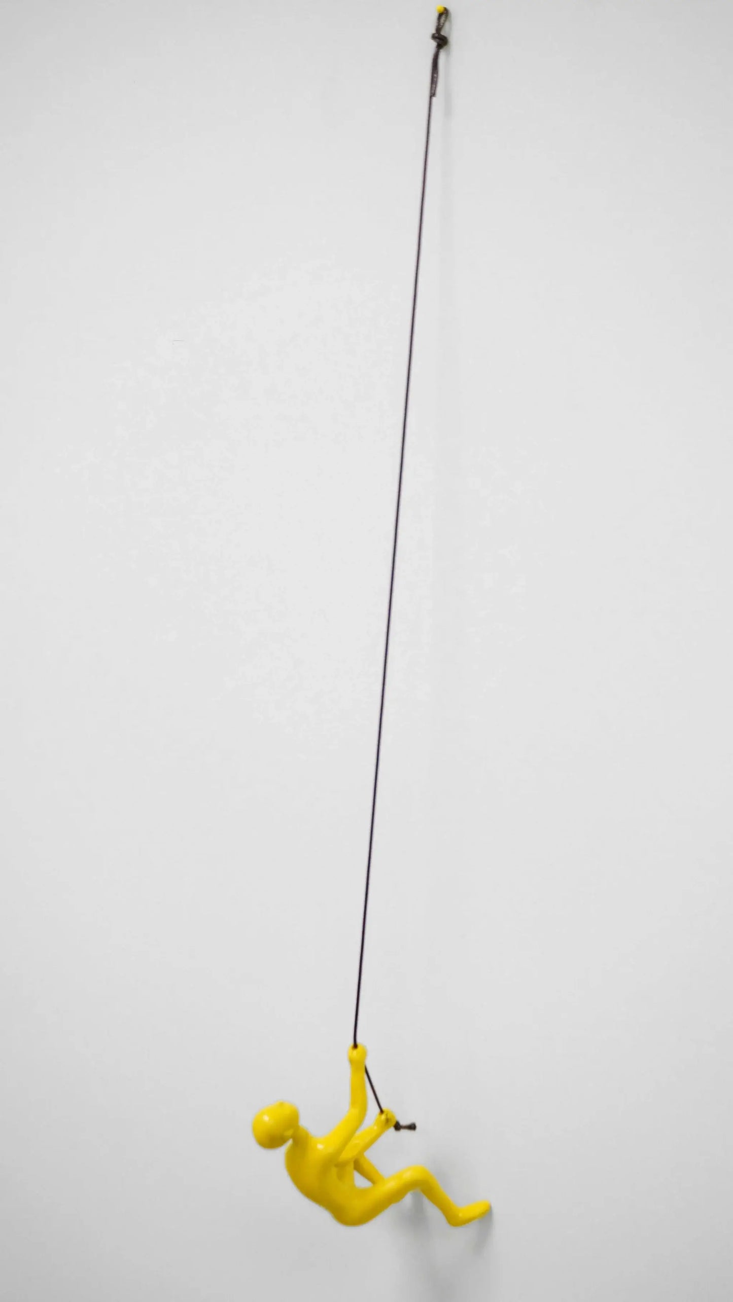 6" Yellow Unique Climbing Man With Rope Wall Art - Homeroots - Flyclothing LLC