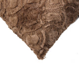 20" X 20" X 5" Acrylic Plush Polyester Polyfill Brown 2 Pack Pillow - Homeroots