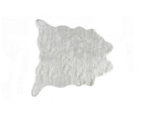 5' X 8' Gray Faux Fur Area Rug - Homeroots - Flyclothing LLC